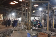 Luego de casi un año de inactividad, la empresa Acerías Berisso reabrió su planta