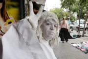 Encontraron muerto a Sergio Montero, la "estatua viviente" de La Plata