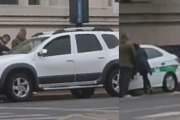 Taxistas confundieron a un conductor con un chofer de aplicaciones y lo increparon