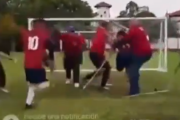Escándalo en fútbol para amputados: una final terminó en una batalla a golpes y muletazos