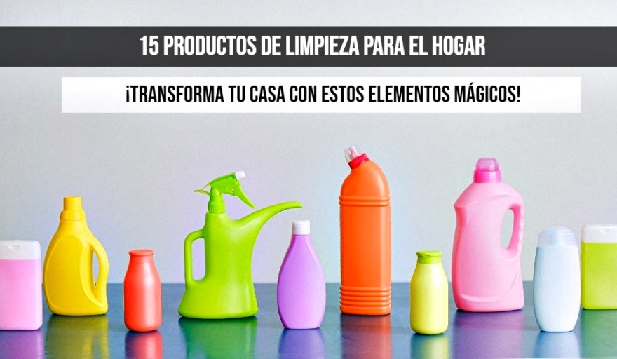 15 productos de limpieza para el hogar: ¡Transforma tu casa con estos  elementos mágicos! - Info Blanco Sobre Negro